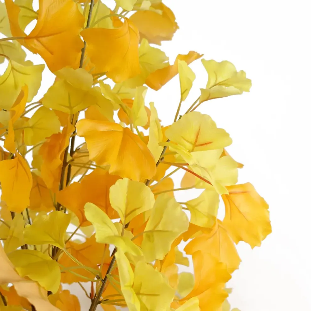 Ginkgo Artificial Tree in Pot 150cm - Yellow