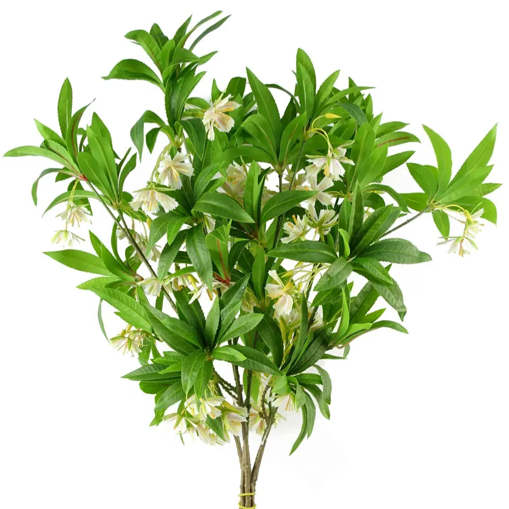 Hainan Elaeocarpus Artificial Stem 6 Pack - Green