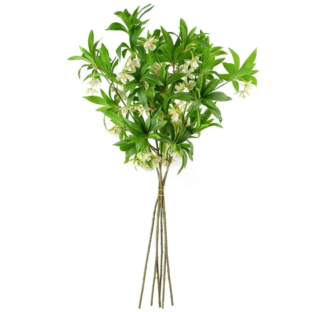 Hainan Elaeocarpus Artificial Stem 6 Pack - Green