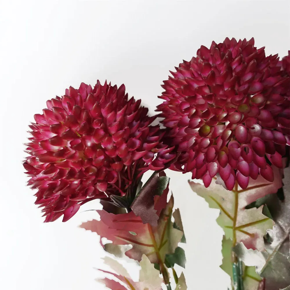 Large Ball Dahlia Artificial Flower 6 Pack - Pink