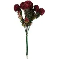 Large Ball Dahlia Artificial Flower 6 Pack - Pink