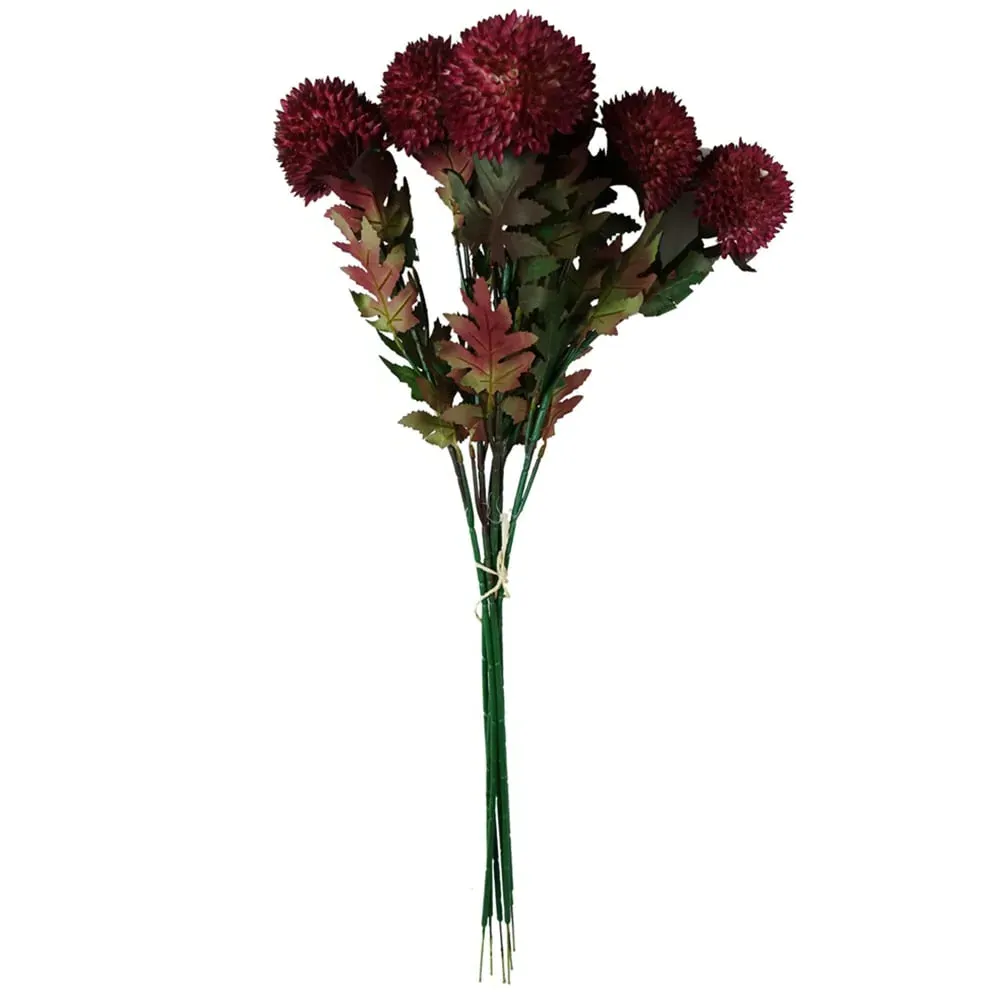 Large Ball Dahlia Artificial Flower 6 Pack - Pink