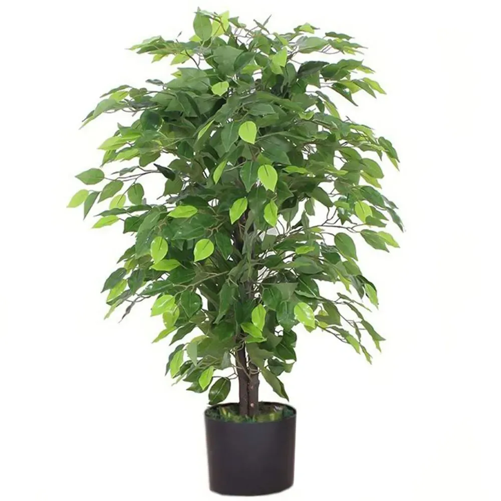 Large Ficus Artificial Tree in Pot 90cm - Green