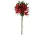 Large Lily Artificial Flower 100cm 6 Pack - Red, Silk
