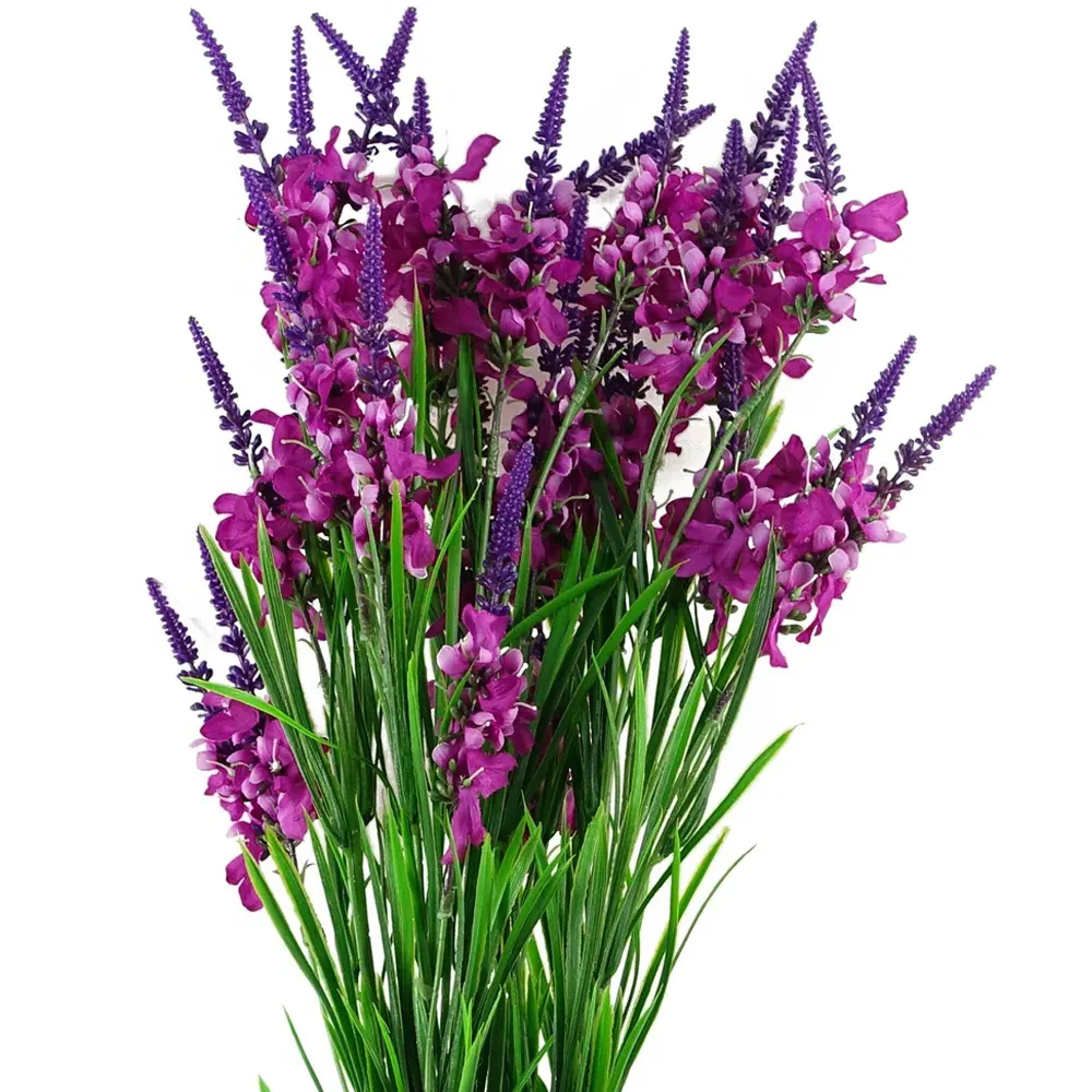 Larkspur Artificial Stem 6 Pack - Green, Silk