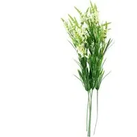 Larkspur Artificial Stem 6 Pack - White, Silk