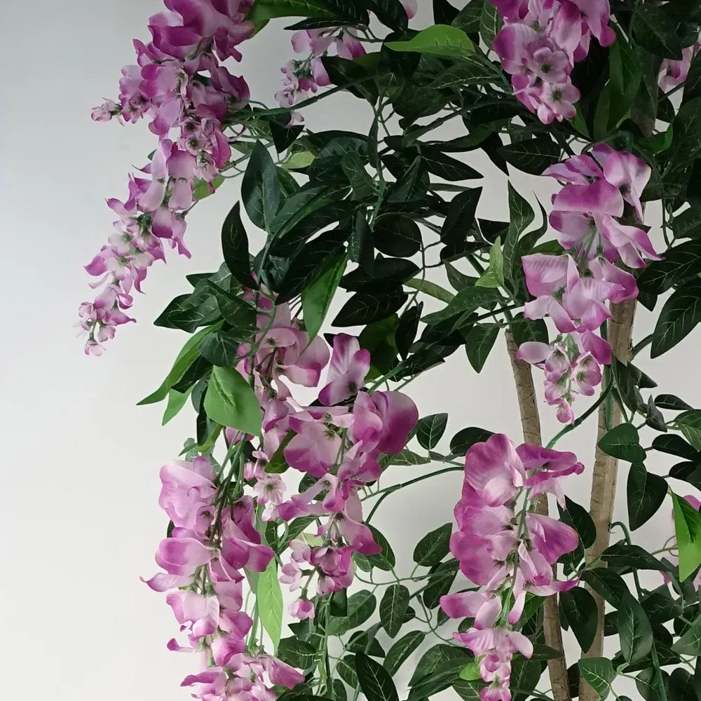 Light Pink Wisteria Artificial Tree in Pot - Pink