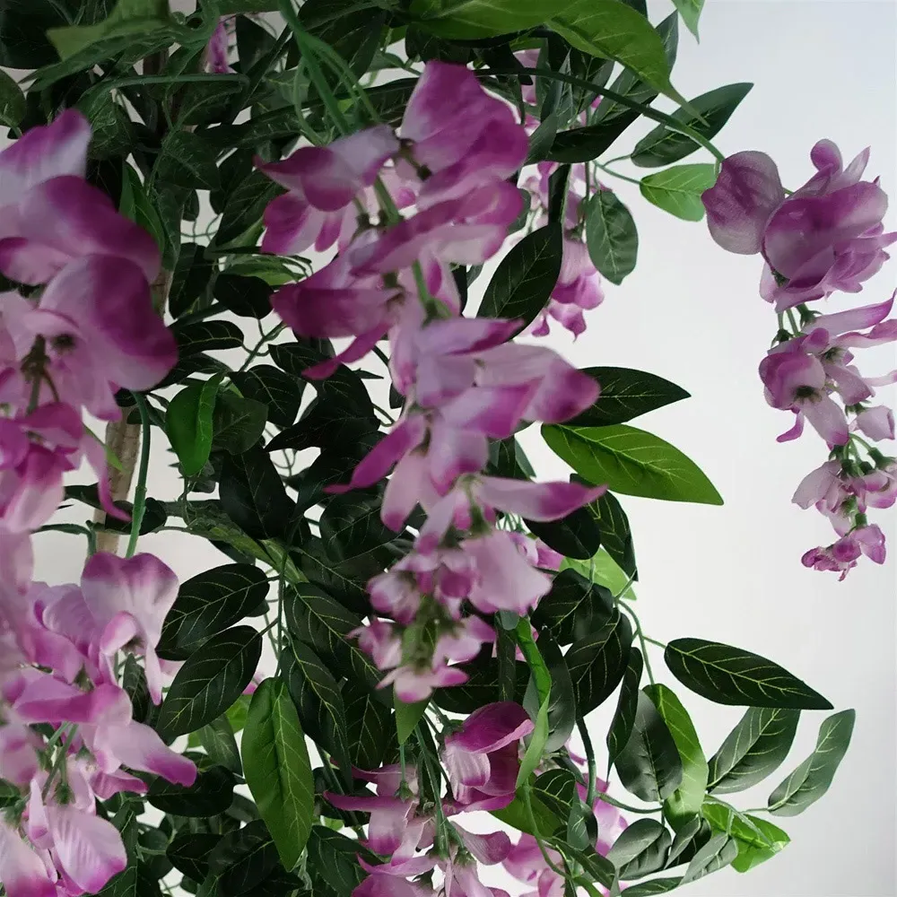 Light Pink Wisteria Artificial Tree in Pot - Pink