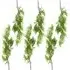 Maidenhair Fern Hanging Artificial Plant 6 Pack - Dark Green