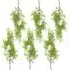 Maidenhair Fern Hanging Artificial Plant 6 Pack - Light Green