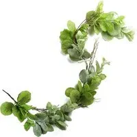 Mint Leaf Hanging Artificial Garland 125cm - Green