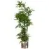 Moss Artificial Plant with Silver Planter 150cm - Green
