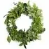 Natural Fern Artificial Wreath 50cm - Green