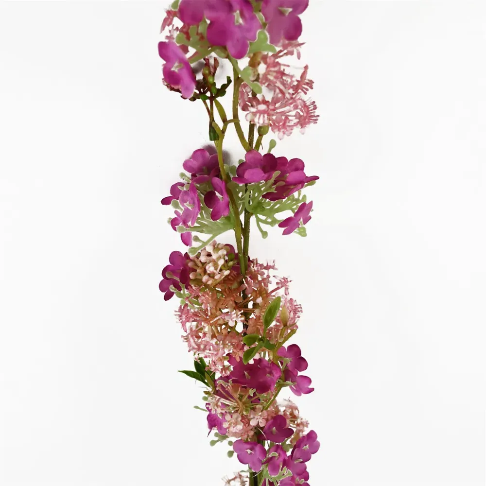 Pink Blossom Artificial Spray Stem 100cm 6 Pack