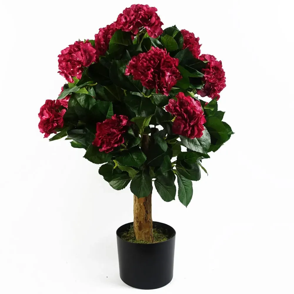Pink Blush Hydrangea Artificial Plant in Pot