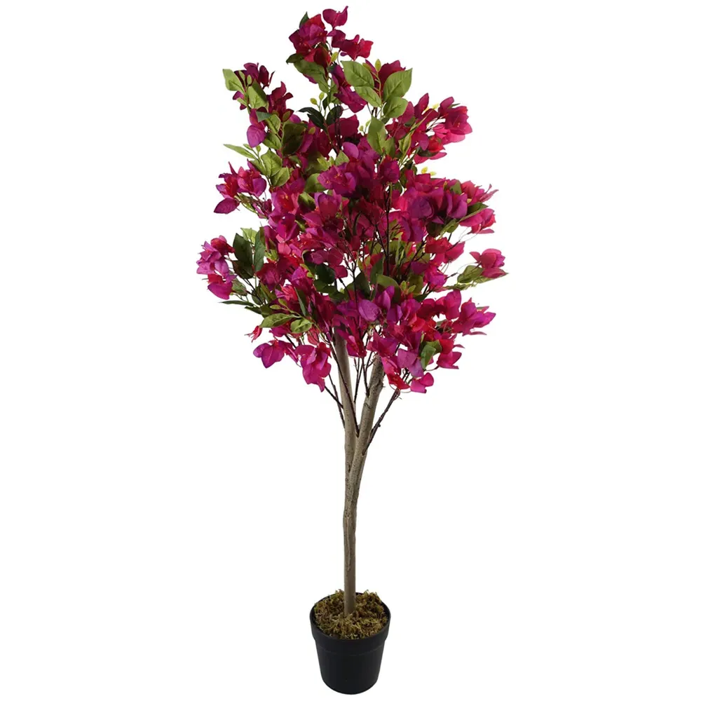 Pink Bougainvillea Artificial Tree in Pot 120cm image