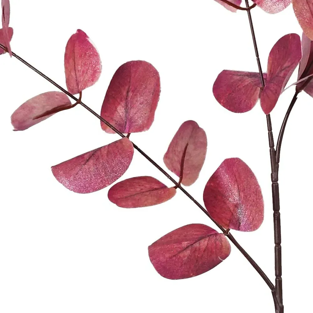 Pink Eucalyptus Artificial Foliage Stem 6 Pack - Pink