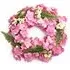 Pink Floral Blossom Artificial Wreath 40cm