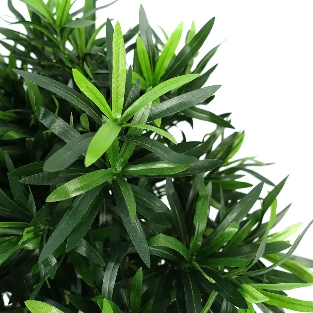 Podocarpus Bush Artificial Plant in Pot 40cm - Green