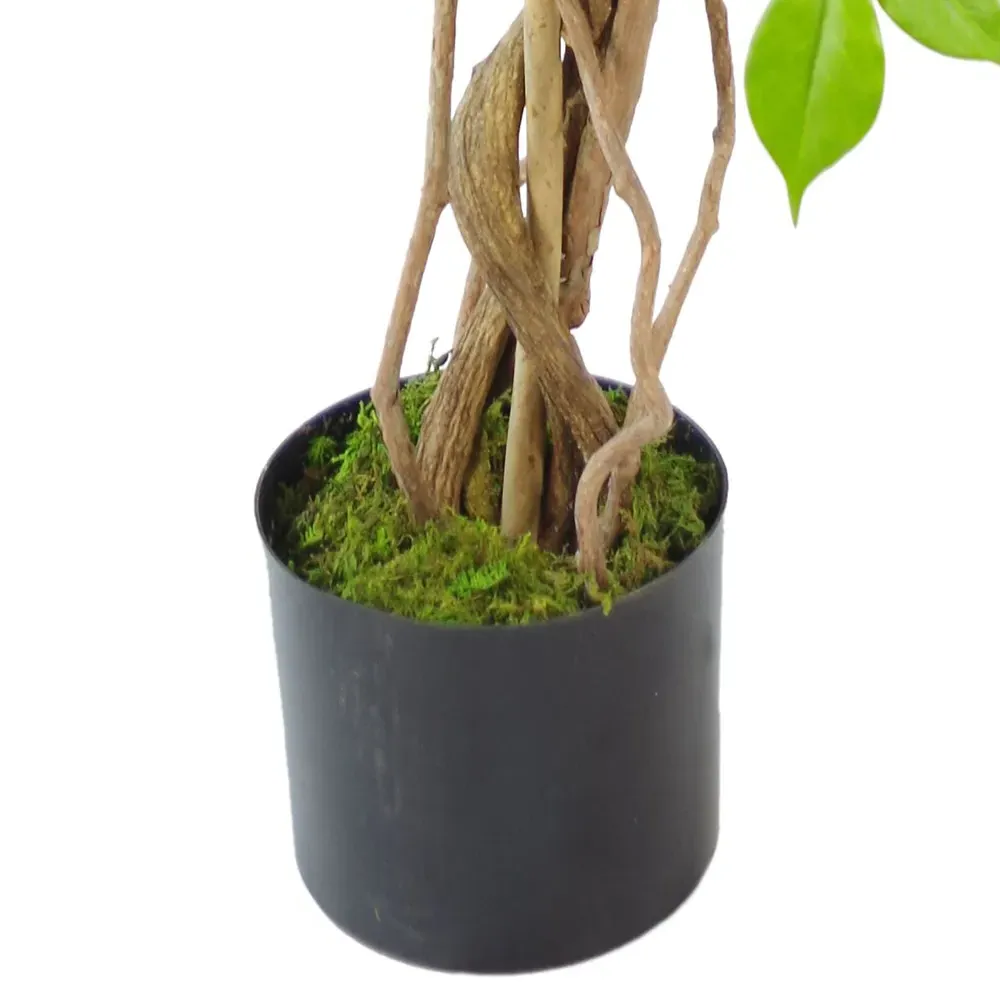 Purple Wisteria Artificial Tree in Pot - Green