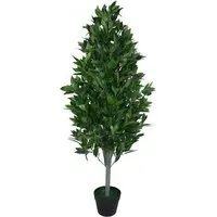 Pyramid Cone Bay Artificial Tree 120cm - Green