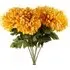 Reflex Chrysanthemum Artificial Flower 6 Pack - Gold, Silk