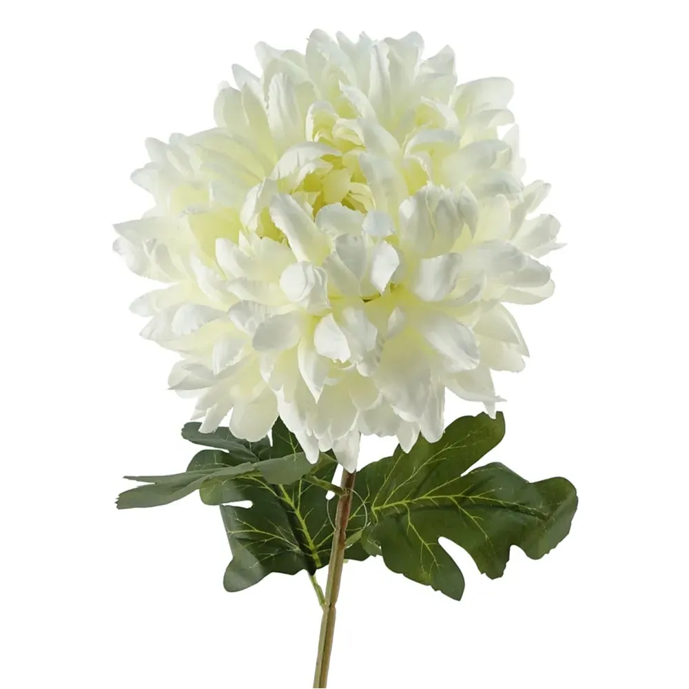 Reflex Chrysanthemum Artificial Flower 6 Pack - White, Silk