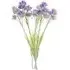 Starflower Artificial Stem Flowers 6 Pack - Purple