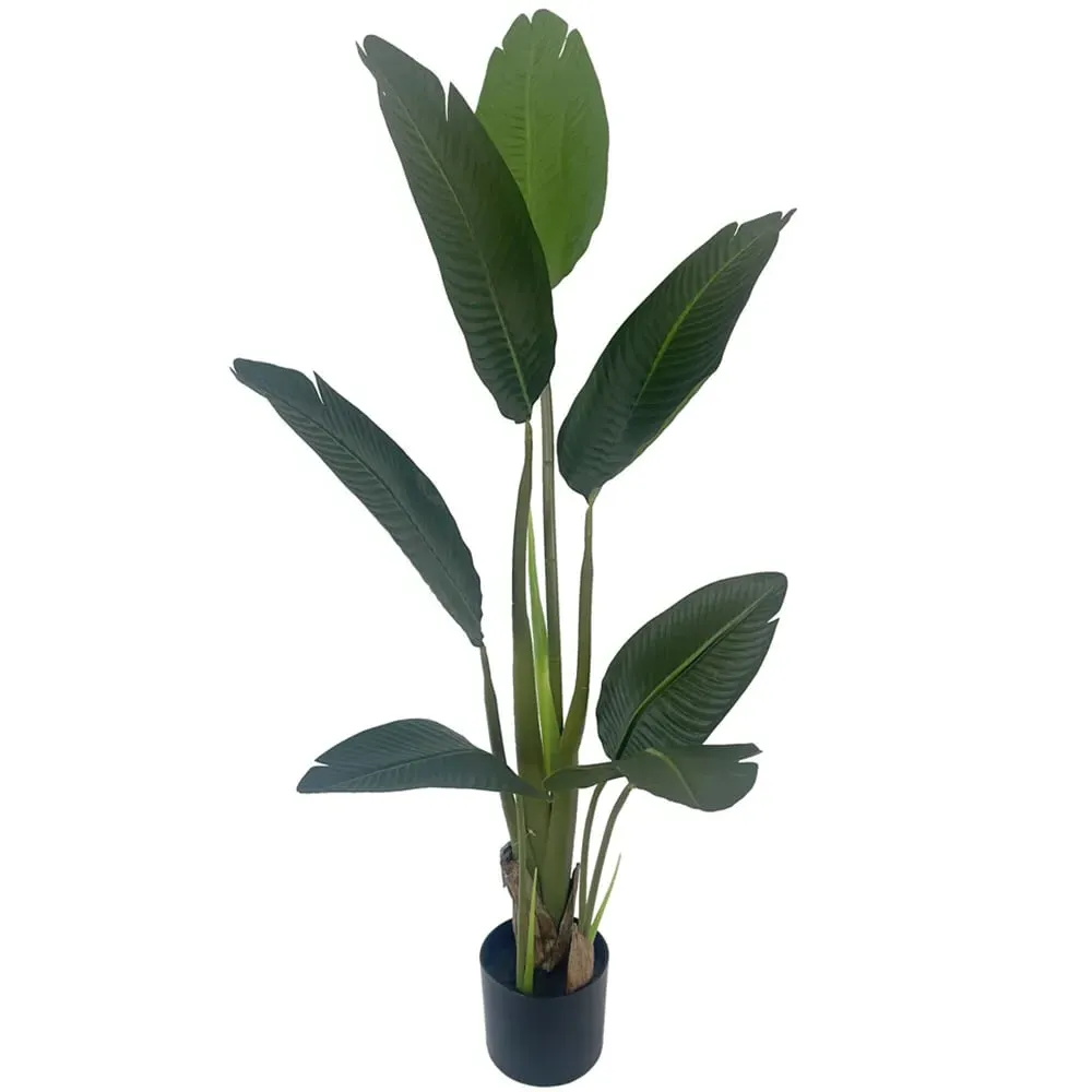 Traveller Banana Palm Artificial Tree 120cm - Green image