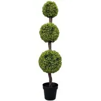 Triple Ball Topiary Tree 120cm - Green