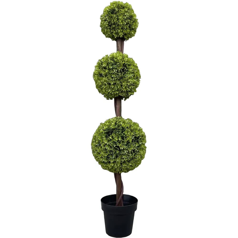Triple Ball Topiary Tree 120cm - Green image