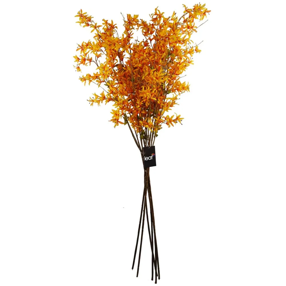 Yellow Blossom Artificial Spray 130cm 6 Pack - Yellow