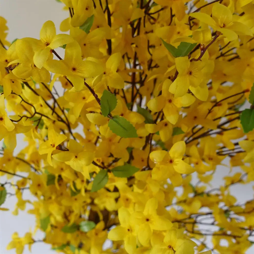 Yellow Forsythia Artificial Tree in Pot 150cm