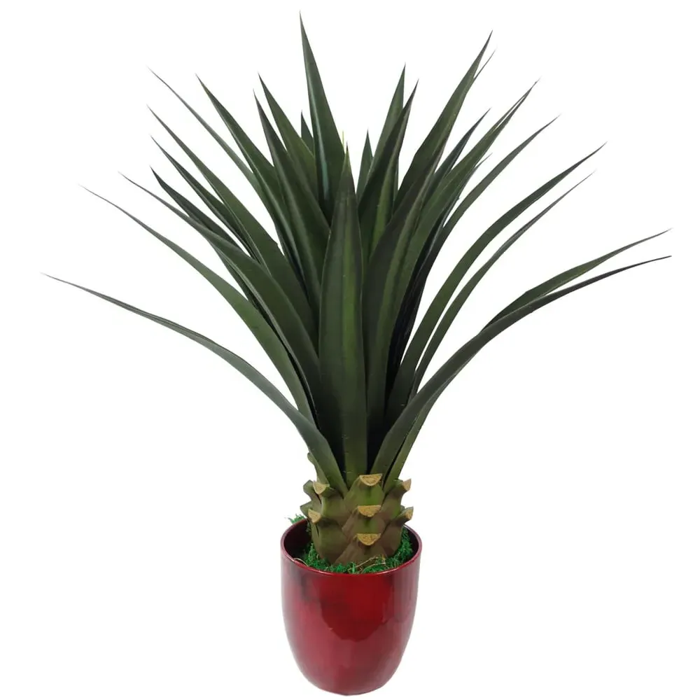 Yukka Tropical Artificial Plant in Pot 90cm - Green image