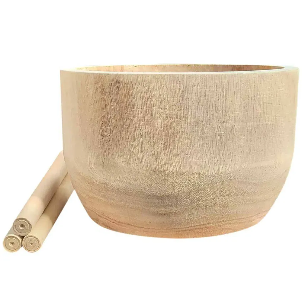 Lechuza Hortico Gaia Planter with Legs - Brown, Wood