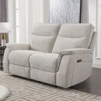 2-Seater Power Recliner Sofa - Beige