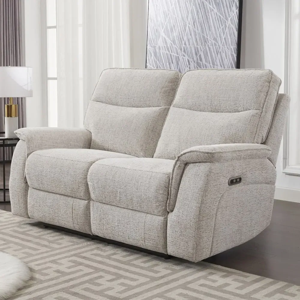 2-Seater Power Recliner Sofa - Beige