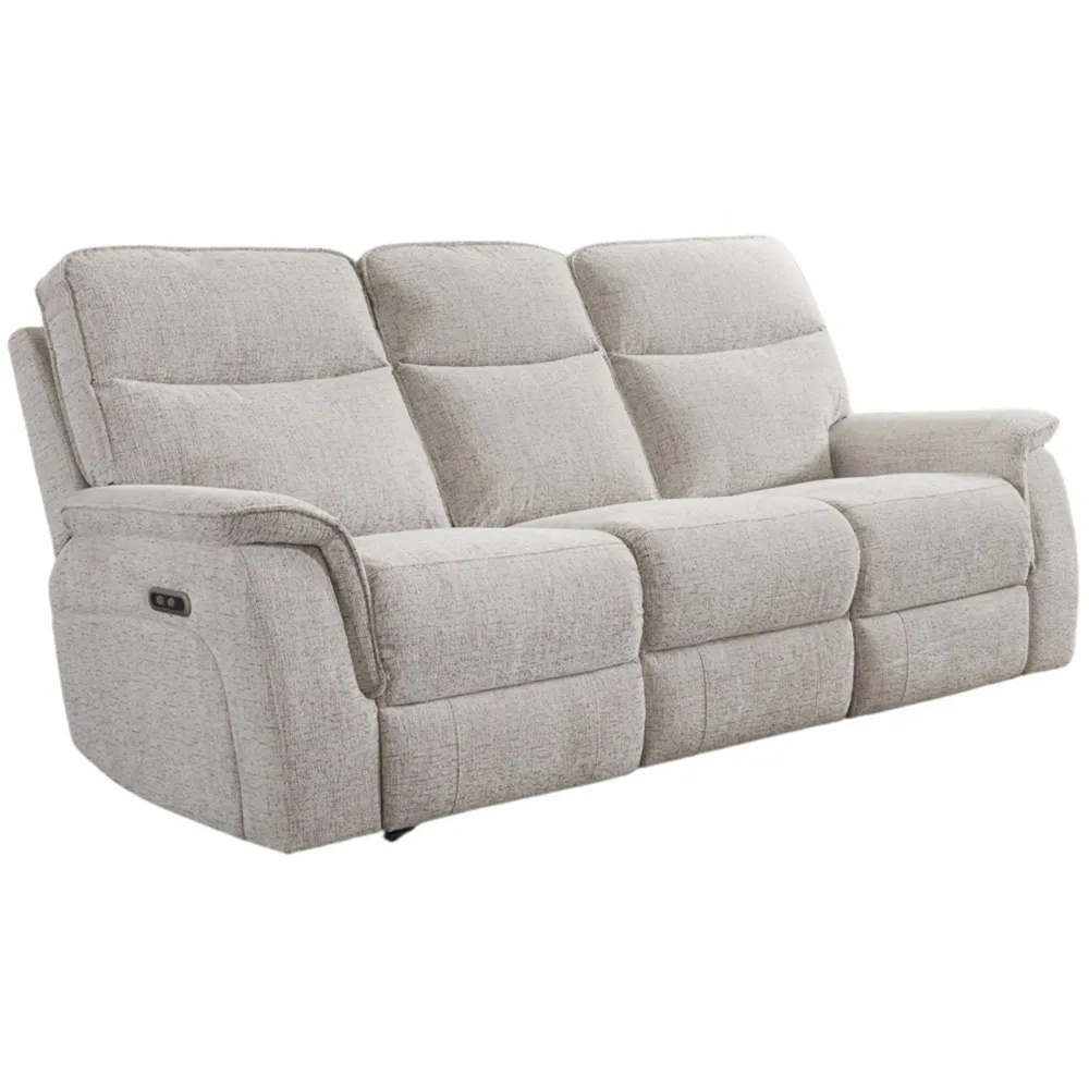 Lenox 3-Seater Power Recliner Sofa - Beige