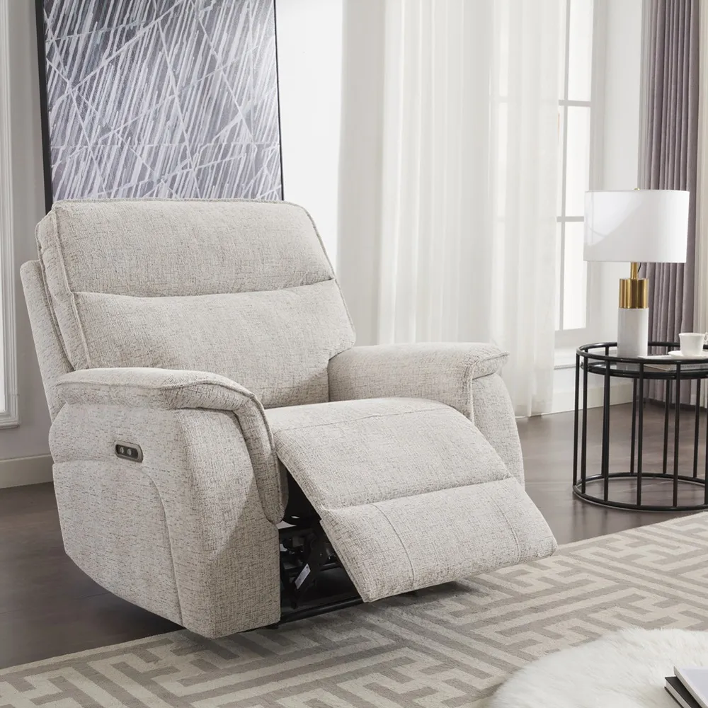 Power Recliner Chair - Beige