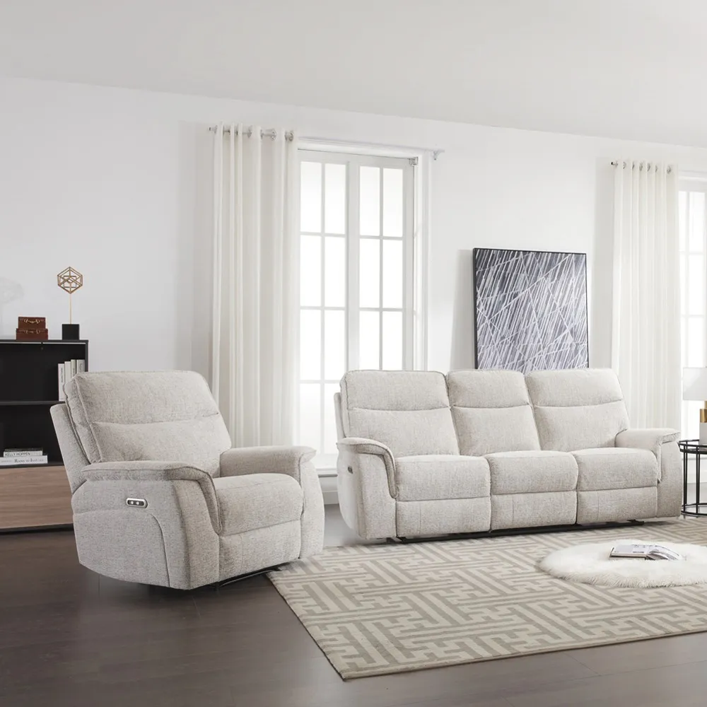 Power Recliner Chair - Beige