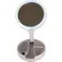 Foldaway Vanity Mirror with LED - White