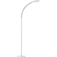 High Vision LED Floor Light with Gooseneck - Silver