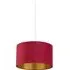 38cm Drum Lampshade - Burgundy, Velvet