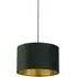 40cm Drum Lamp Shade - Green, Velvet