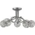 5 Light Twist Ceiling Light - Silver