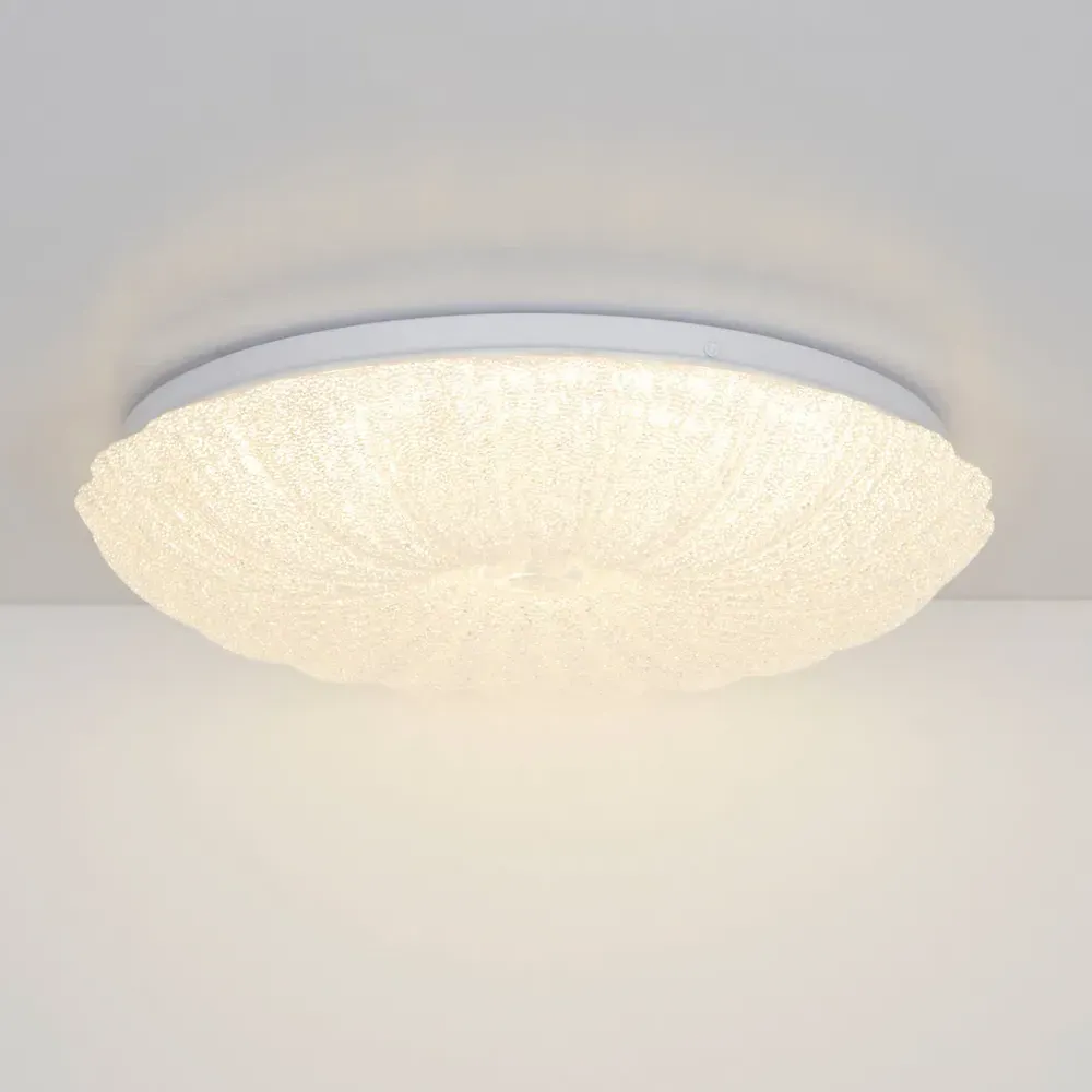 Alaric Floral LED Ceiling Light - White