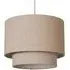 Alina 2 Tier Drum Ceiling Shade - Natural, Linen