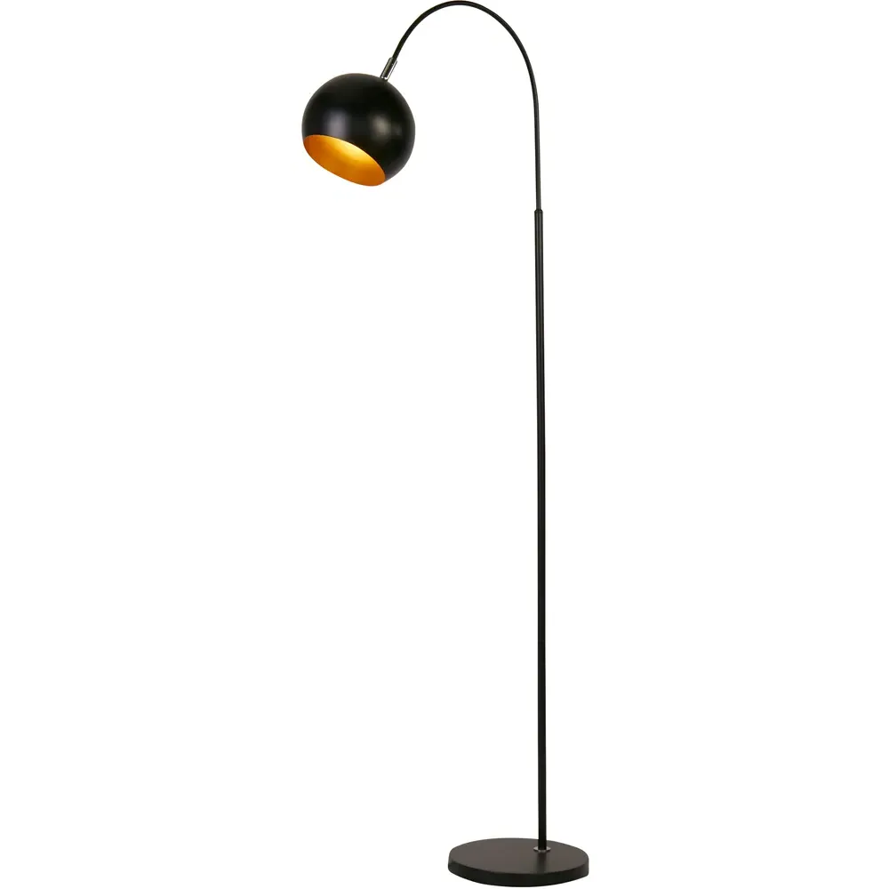 Arlo Ball Shade Floor Lamp - Black
