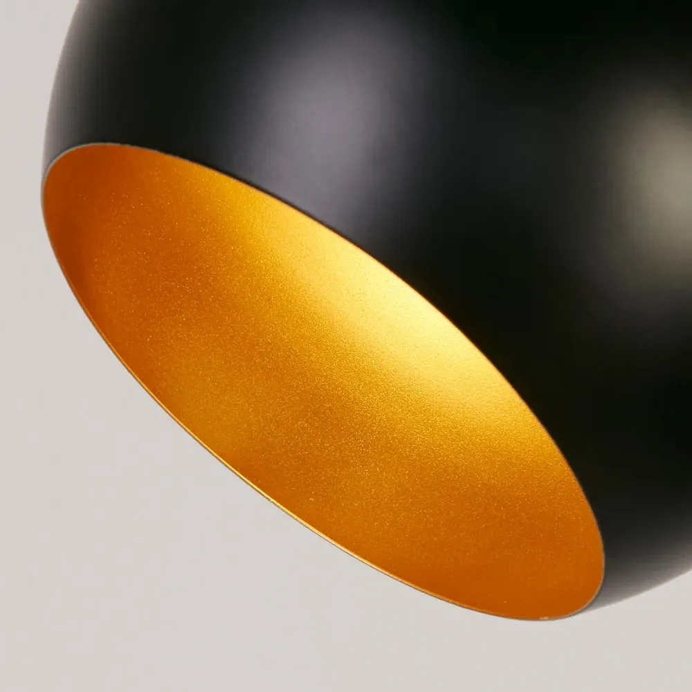 Arlo Ball Shade Floor Lamp - Black