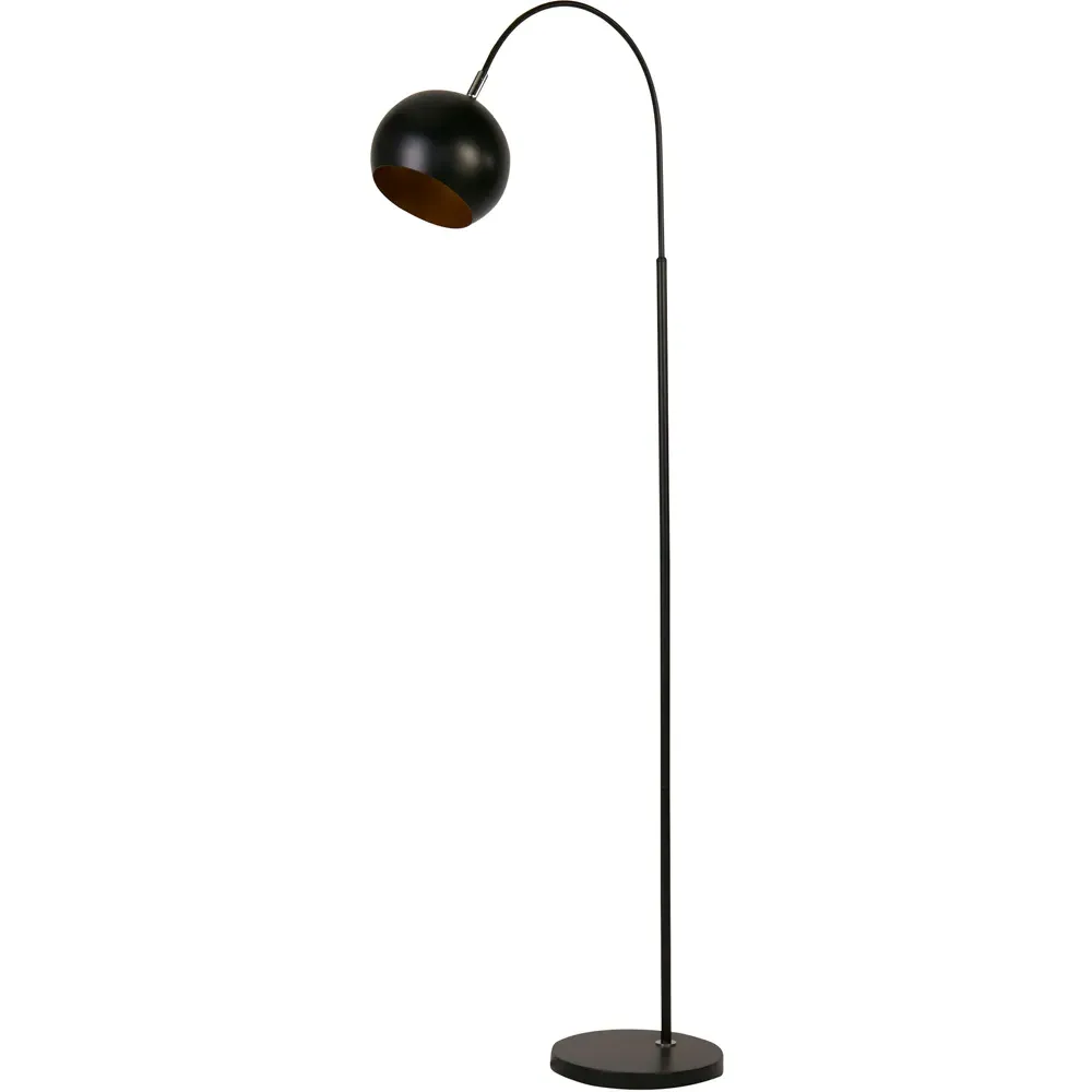 Arlo Ball Shade Floor Lamp - Black image